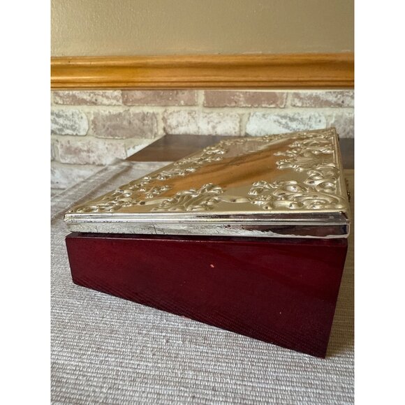 Silver-Plated Godinger Silver Art Vanity Set Comb & Photo Frame Belltera Casino - Picture 10 of 16